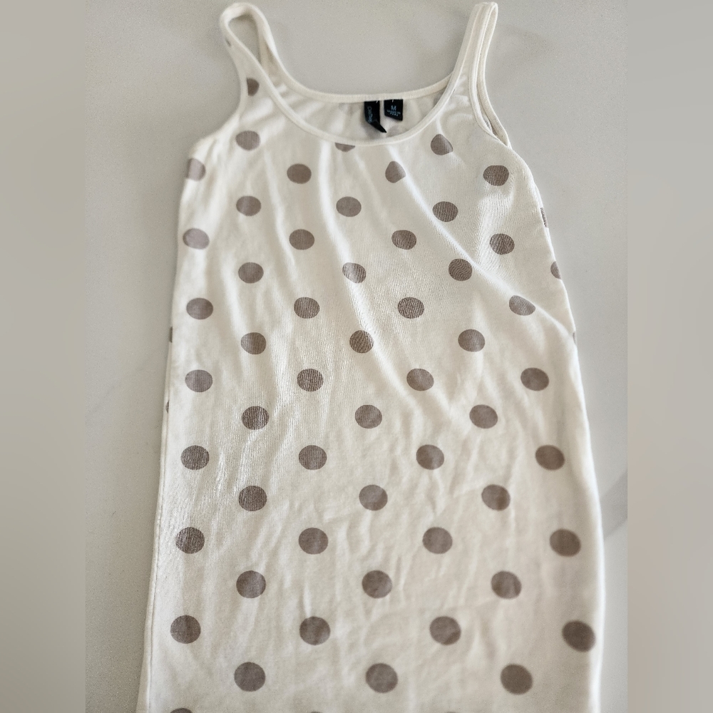 NWOT Cynthia Rowley  polka dot tank size m